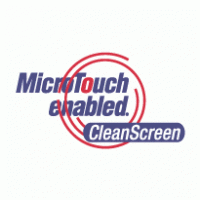 CleanScreen Microtouch enabled Logo PNG Vector