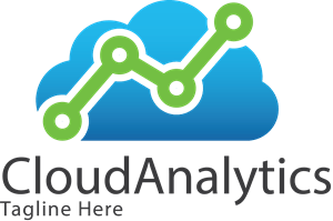 Cloud analytice Logo Vector