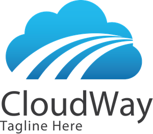 Cloud way Logo PNG Vector