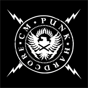 CM Punk Hardcore Logo Vector