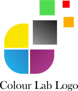CMYK Colour Lab Art Logo PNG Vector