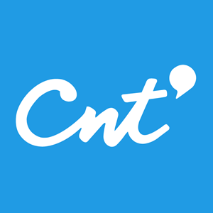 CNT nuevo fondo cian Logo Vector