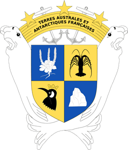 Coat of arms of French Southern and Antarctic Logo PNG Vector