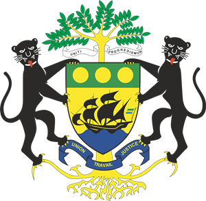 COAT OF ARMS OF GABON Logo PNG Vector