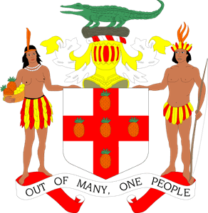 COAT OF ARMS OF JAMAICA Logo Vector