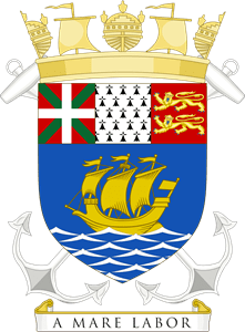 Coat of arms of Saint Pierre and Miquelon Logo Vector