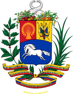 Coat of arms of Venezuela Logo Vector