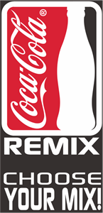Coca Cola Remix Logo PNG Vector