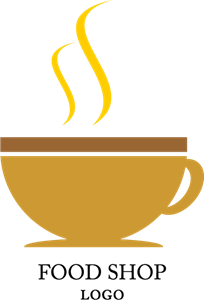Coffee Cup Food Logo PNG Vector
