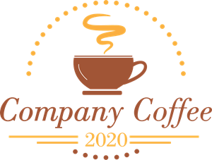 Coffee Modern Logo Vector