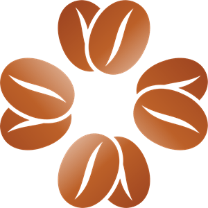 Coffee Seed Food Logo PNG Vector