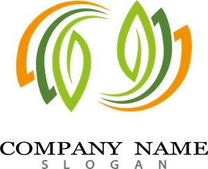 Color Nature Leaf Company Logo Vector