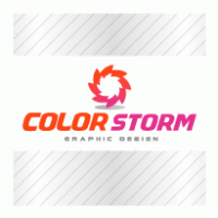 Color Storm Graphic Design Logo Vector