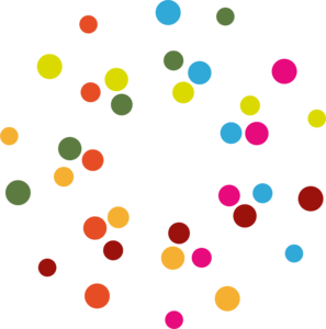 COLORED DOTS Logo PNG Vector