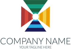 Colorful Abstract Company Logo PNG Vector