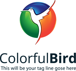 colorful bird Logo Vector