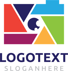 Colorful camera Logo PNG Vector
