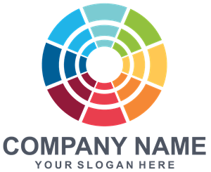 Colorful Circle Company Logo PNG Vector