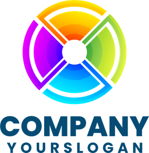 Colorful Circle Company Logo PNG Vector