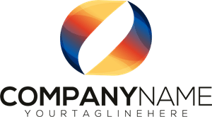 Colorful Company Shape Logo Vector
