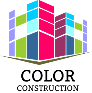 Colorful Construction Logo Vector
