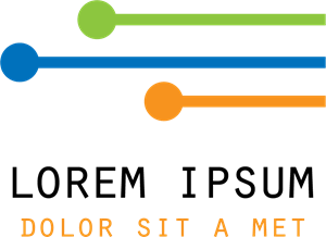 Colorful Dots Logo PNG Vector