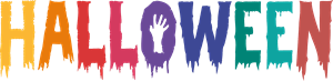 Colorful Halloween Logo Vector