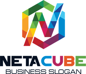 Colorful Hexagonal Letter N Logo Vector