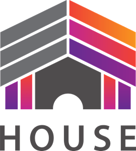 Colorful House Logo PNG Vector