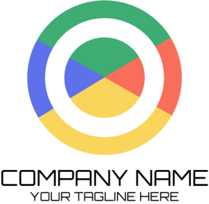 Colorful Letter O Company Logo PNG Vector