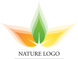 Colorful Nature Leaf Logo PNG Vector