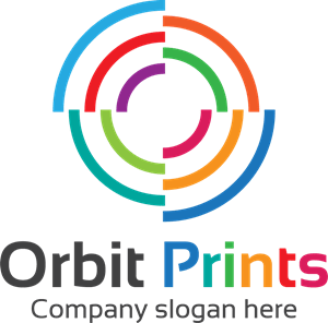 Colorful Orbital Logo PNG Vector