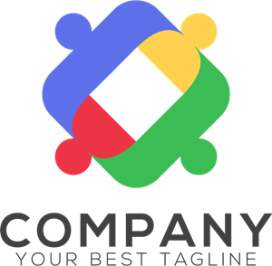 Colorful People Company Logo PNG Vector