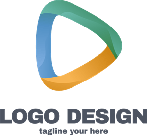 Colorful Play Button Logo Vector