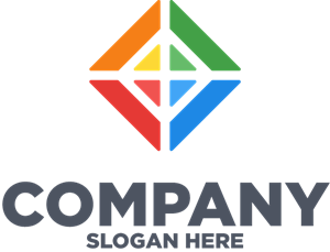 Colorful Shape for Business Company Logo PNG Vector