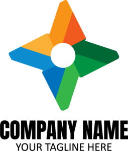 Colorful Tech Star Company Logo PNG Vector