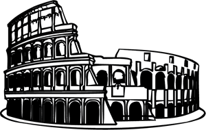 colosseo roma Logo PNG Vector