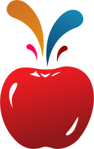 Colour Apple Logo PNG Vector