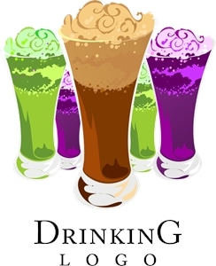 Colour Drink Food Logo PNG Vector