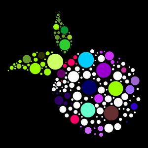 Colour Fruits Logo PNG Vector