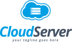 Coloured Cloud Server Logo Vector