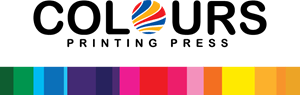 Colours Printing Press Logo Vector