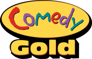 Comedy Gold Logo PNG Vector