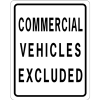 COMMERICAL VEHICLES EXCLUDED Logo PNG Vector