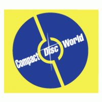 Compact Disc World Logo Vector