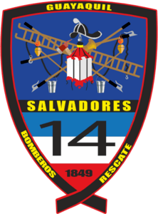Compañia 14 SALVADORES BOMBEROS Logo PNG Vector