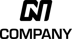 Company Big Black N Logo Vector