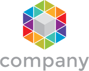 Company Cube Logo PNG Vector