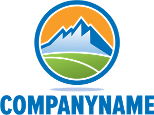 Company Mountain Logo Vector