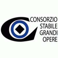 CONSORZIO STABILE GRANDI OPERE Logo PNG Vector
